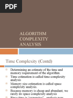 Algorithm Complexity Analysis