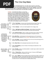 5 Sourdough Bread Checklists PDF