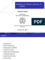 Predictive Warp Scheduling For Efficient Execution in Gpgpu: Abhinish Anand