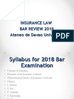 Bar Review. Insurance Day 1 2018