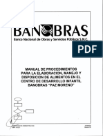 Manual de Procedimientos para La Elaboración - Manejo y Disposición de Alimentos Del CENDI