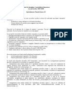 Proiect La Contabilitate Financiara - 2019 - 2020