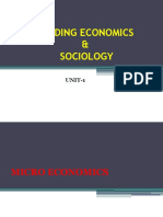 Building Economics & Sociology: UNIT-1
