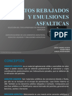 ASFALTOS REBAJADOS Y EMULSIONES ASFALTICAS Presentacion (1)