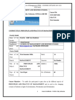 Faculty Details: 1 Course Facilitater - Prof - Dr. Siby Zacharias