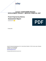 Assessment Report: Internal Assessment: 412020-000080 PEGAGA Development Project - Mercury Removal Unit