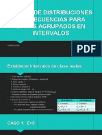 Tabla de Distribuciones de Frecuencias - Ejercicios PDF