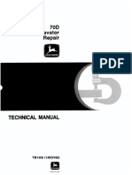 John Deere 70D Excavator Repair Technical Manual PDF