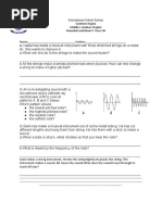 Beaconhouse School System Southern Region Middle I, Gulshan Chapter Remedial Worksheet 4 Class VIII