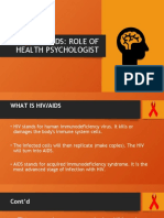 Hiv/Aids: Role of Health Psychologist