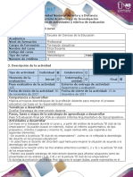 Guía de Actividades y Rúbrica de Evaluación - Estrategia de Intervención Docente.