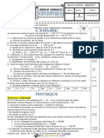 Devoir de Contrôle N°1 - Sciences Physiques - 2ème Sciences (2016-2017) MR Boussada Atef