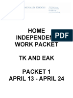 TK and Eak Packet 1 PDF