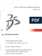 Instructor'S Guide To Teaching Solidworks Software Lesson 10