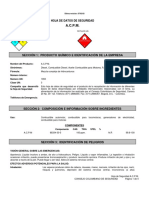 Hoja de Seguridad Acpm