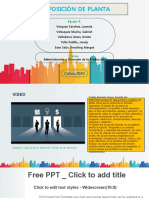 Disposición de Planta