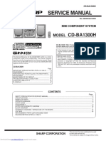 Service Manual: CD-BA1300H
