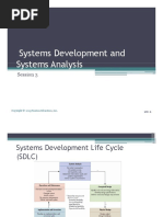 Systems Analysis Systems Development And: Session 3