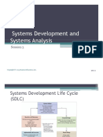 Systems Analysis Systems Development And: Session 3