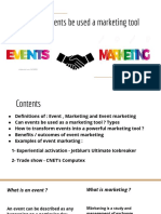 Events As A Marketing Tool PDF
