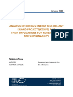 2018 FREE Working Paper Korea Energy Self-Reliant Island Projects