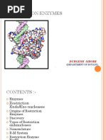 Restriction Enzymes: Durgesh Sirohi