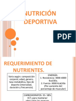 NUTRICIÓN DEPORTIVA.