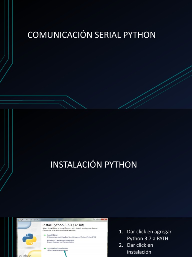 Comunicación Serial Python | PDF