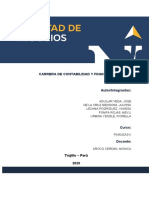 Carrera de Contabilidad Y Finanzas: Trujillo - Perú 2020