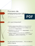 Proceso de Interpret. Bíblica PDF