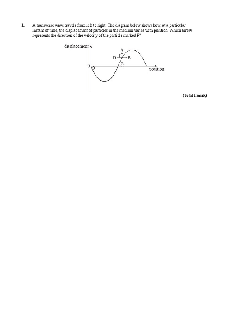 Waves Questions IB Question Bank | PDF | Waves | Refraction