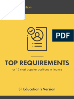 15 Positions Top Requirements