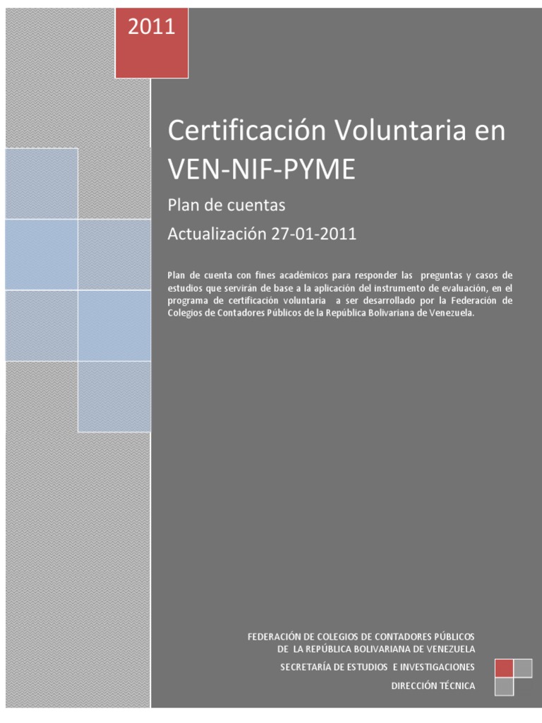 Plan de Cuentas Niif PDF | PDF | Bancos | Inversiones