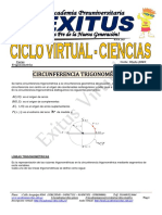 Circunferencia trigonométrica y líneas trigonométricas