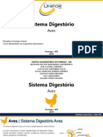 Fisiologia Do Sistema Digestivo Das Aves