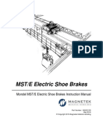 Mondel MST/E Electric Shoe Brakes Instruction Manual
