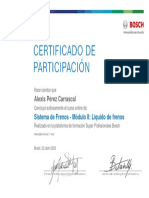 Sistema de Frenos - Modulo II Líquido de Frenos - Certificado PDF