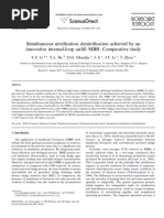 Simultaneous Nitrification-Denitrification Achieved by An Innovative Internal-Loop Airlift MBR: Comparative Study