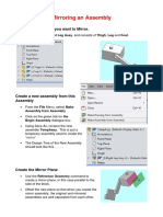 Mirroring An Assembly: Create The Assembly You Want To Mirror