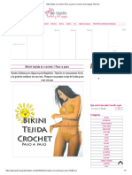Bikini Tejida Al Crochet - Paso A Paso - Crochet y Dos Agujas Patrones PDF