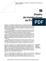 06) Hopeman, R. (1991) - "Diseño de Instalaciones de Producción" en Admistración de La Producción y Operaciones. México CECSA. Pp. 109-125