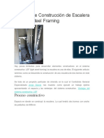 Proceso de Construcción de Escalera en Light Steel Framing PDF