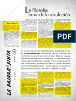 1970 Althusser La Filosofía, Arma de La Revolución