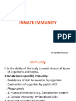 Innate Immunity: DR Haji Khan Khoharo