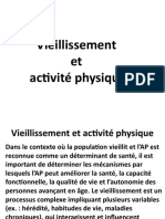 Cours (2) Vieillissement Et Activité Physique