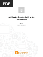 Antivirus Configuration Guide For The Teramind Agent: Updated: 06/MAY/2020