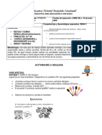 Guia #4 Matematicas PDF 1°c