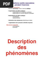 ADAPTATION CARDO VASCULAIRE