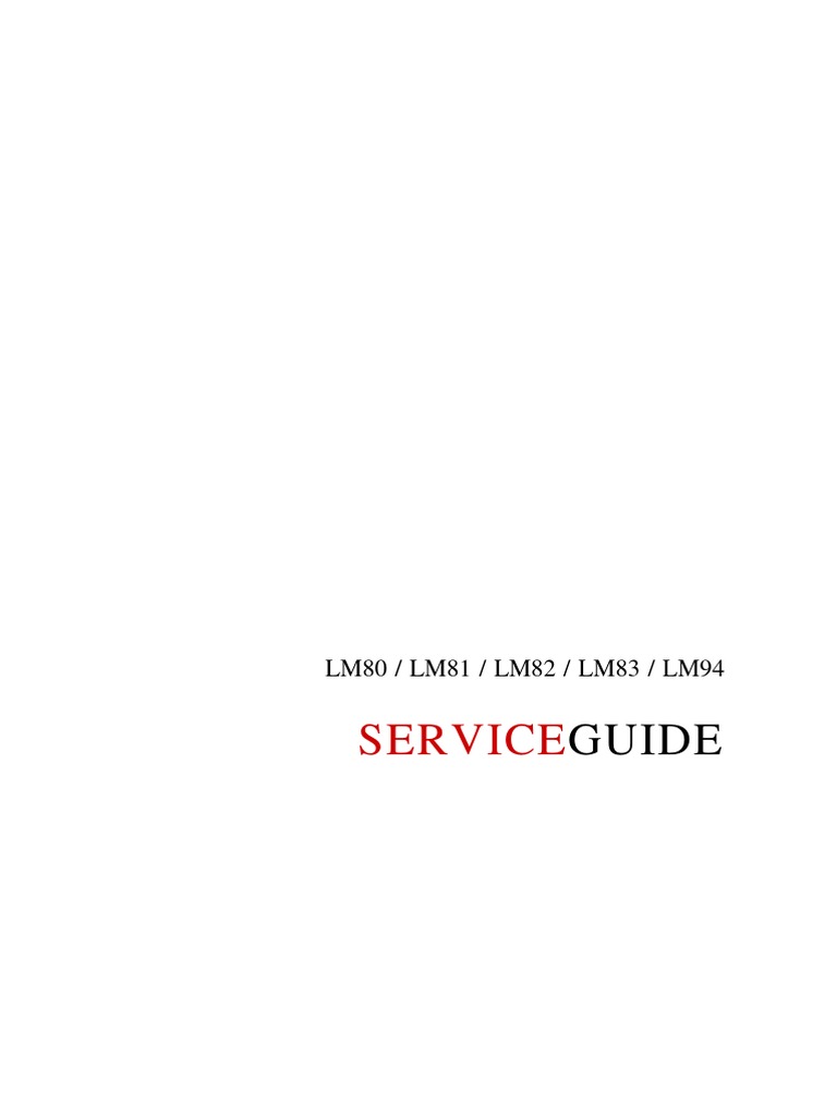 LM80 LM81 LM82 LM83 LM94 | PDF | Bios | Booting
