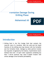 Formation Damage During Drilling Phase Muhammad Ali